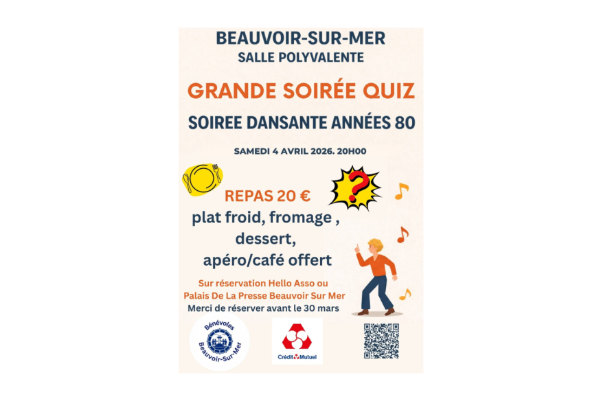Une grande soirée Quiz et dansante
