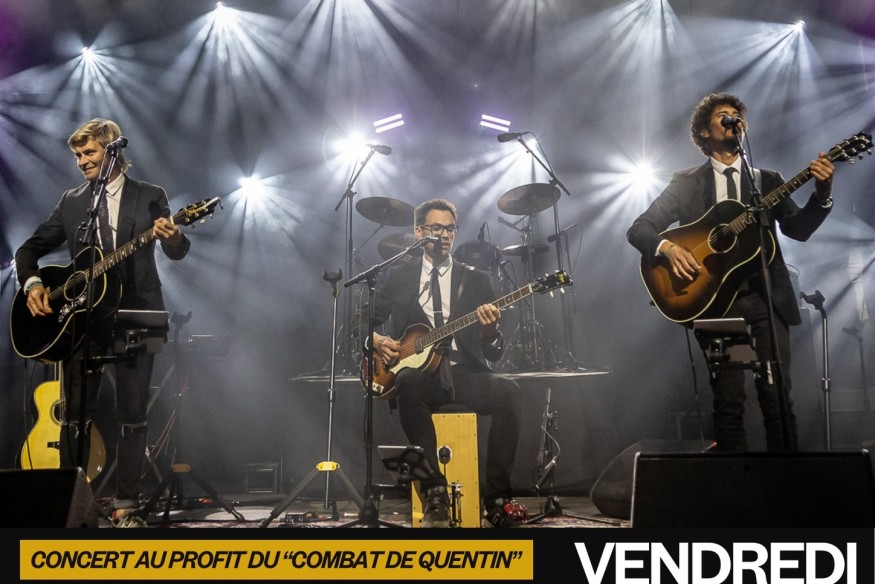 Les Sgt Pepper chantent pour le Combat de Quentin