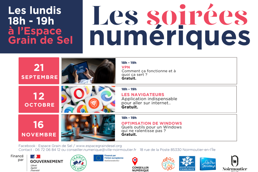 Des soirées numériques à Noirmoutier